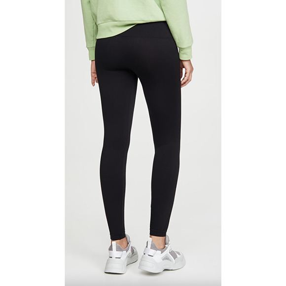 Spanx Look At Me Now Seamless Ankle Crop Leggings In Black Size Large - Picture 2 of 8